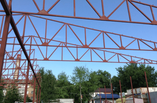 Плоские (легкие) фермы из металлоконструкций