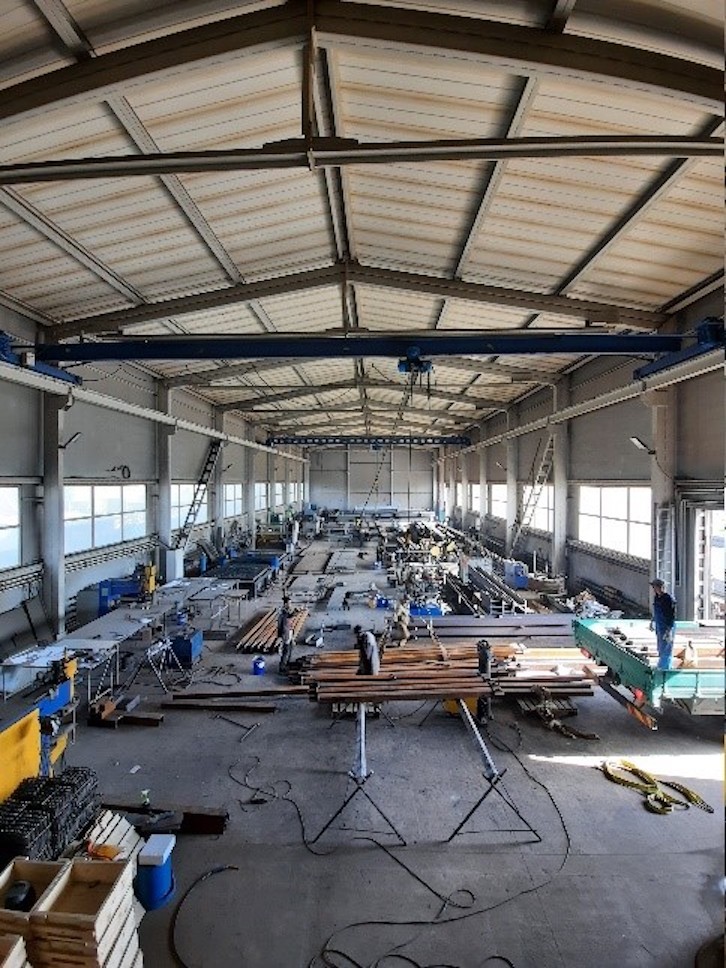 Изготовление металлоконструкций, антикоррозионная обработка в рамках реконструкции ООО ОХК «Щекиноазот» в Тульской области