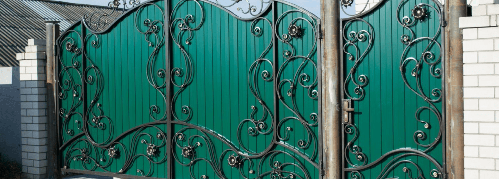 Металлические ворота в Перми