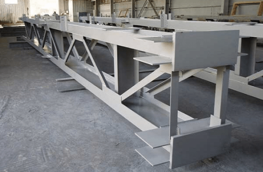 Сквозные колонны из металлоконструкций