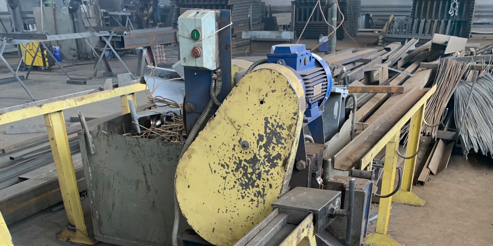 Рубаночный станок арматуры в производстве Метакон Плюс