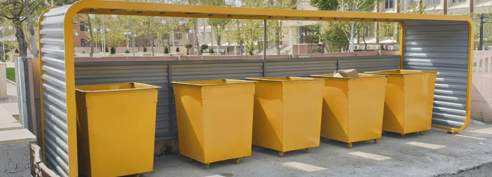 Металлическая площадка для ТБО в Перми